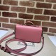 Gucci PETITE GG MINI SHOULDER BAG 739722 Leather Pink High