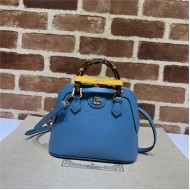 Gucci Diana mini tote bag 715775 Leather Blue High