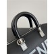 Fendi By The Way Mini Boston bag leather Black-White High