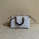 Fendi By The Way Mini Boston bag Raffia High