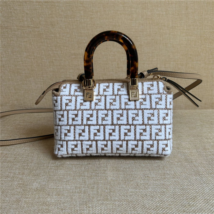 Fendi By The Way Mini Boston bag Raffia High