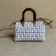 Fendi By The Way Mini Boston bag Raffia High