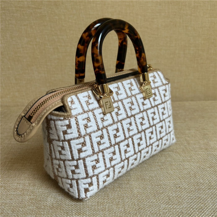 Fendi By The Way Mini Boston bag Raffia High