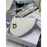 SADDLE SHOULDER POUCH Goatskin Latte High