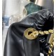 Squeeze bag MEDIUM in nappa lambskin Black High