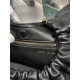 Squeeze bag MEDIUM in nappa lambskin Black High