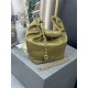 Squeeze bag SMALL in nappa lambskin Olive High