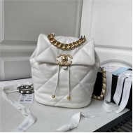 Chanel 19 BACKPACK AS4223 Lambskin White A