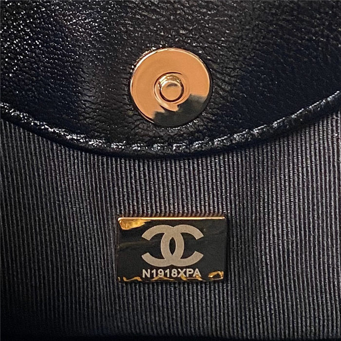 Chanel 31 Mini BAG Calfskin & Gold-Tone Metal AP3656 Black A