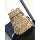 Dior Hit The Road Backpack Large CD Diamond Canvas Coffee High