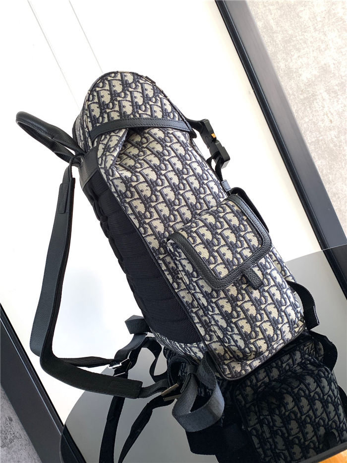 Dior Hit The Road Backpack Large Dior Oblique Jacquard High