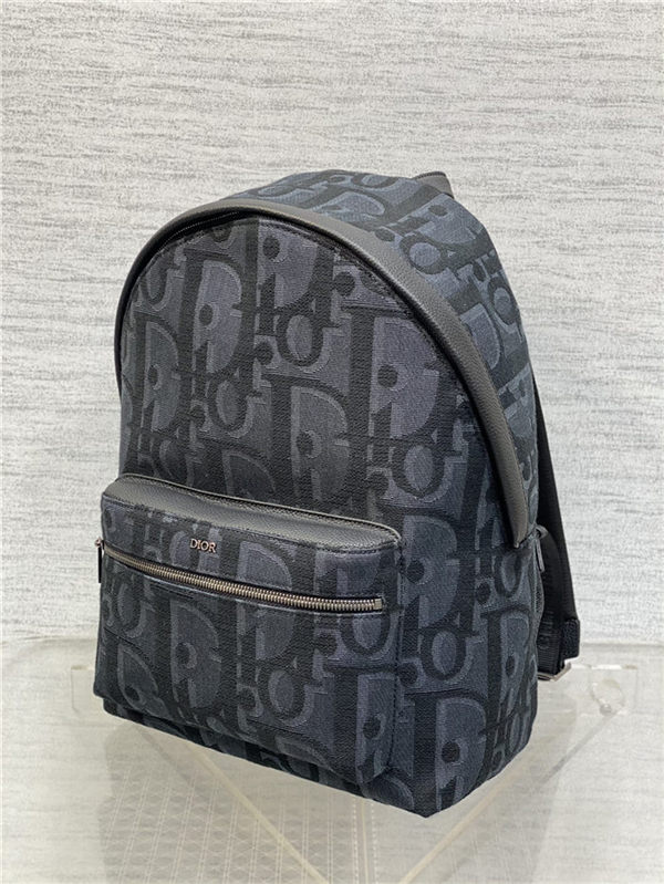 Dior RIDER BACKPACK Maxi Dior Oblique Jacquard Black High