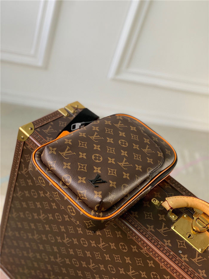 Louis Vuitton AVENUE SLING BAG NM Monogram Macassar M46718 High