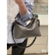 Small Puzzle bag in soft grained calfskin Dark Grey High