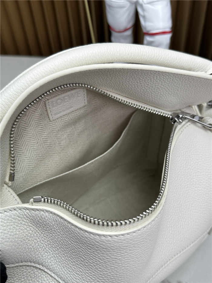 Small Puzzle bag in soft grained calfskin Soft White High