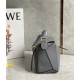 Small Puzzle bag in soft grained calfskin Anthracite High