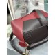 Small Puzzle bag in classic calfskin Chocolate/Burgundy High