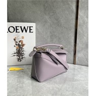 Small Puzzle bag in classic calfskin Pale Purple High