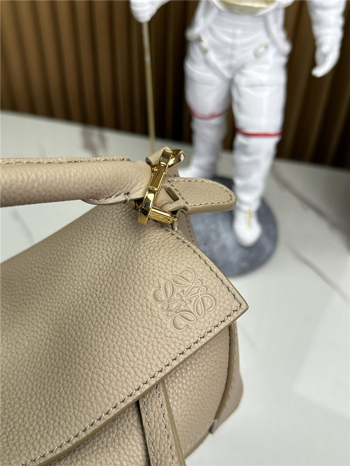 Mini Puzzle bag in soft grained calfskin Sand High