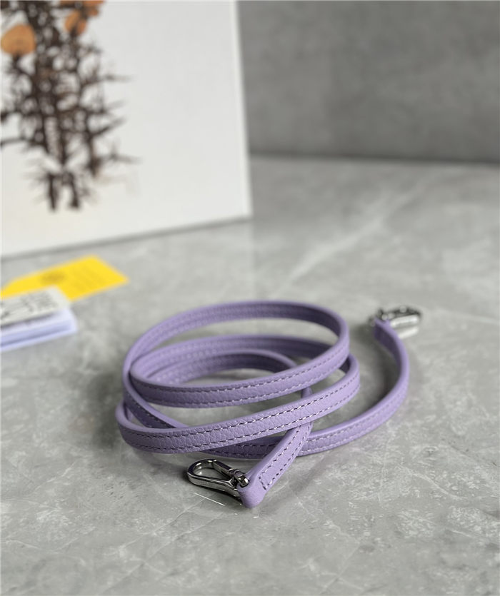 Mini Puzzle bag in soft grained calfskin Purple High