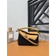 Mini Puzzle bag in classic calfskin Warm Desert/Black High