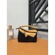 Mini Puzzle bag in classic calfskin Warm Desert/Black High