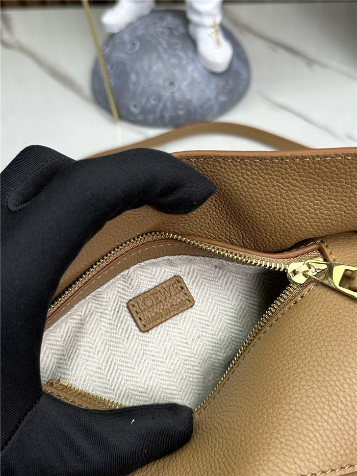 Mini Puzzle bag in classic calfskin Toffee High