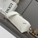 Puzzle bag 29cm in soft grained calfskin White High