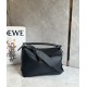 Puzzle bag 29cm in soft grained calfskin Black High