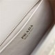 Prada Medium brushed leather handbag 1BD343 Nude High