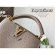 Louis Vuitton Capucines Mini Bag Taurillon Leather M55985 Taupe High