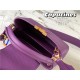 Louis Vuitton Capucines Mini Bag Taurillon Leather M55985 Purple High