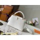 Louis Vuitton Capucines BB Bag Taurillon Leather M94517 White High