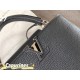 Louis Vuitton Capucines BB Bag Taurillon Leather M94517 Black-Silver High