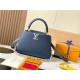 Louis Vuitton Capucines MM Bag Taurillon Leather M23199 Blue High