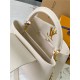 Louis Vuitton Capucines MM Bag Taurillon Leather M23084 White High