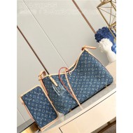 Louis Vuitton CARRYALL MM Monogram Denim M46855 High