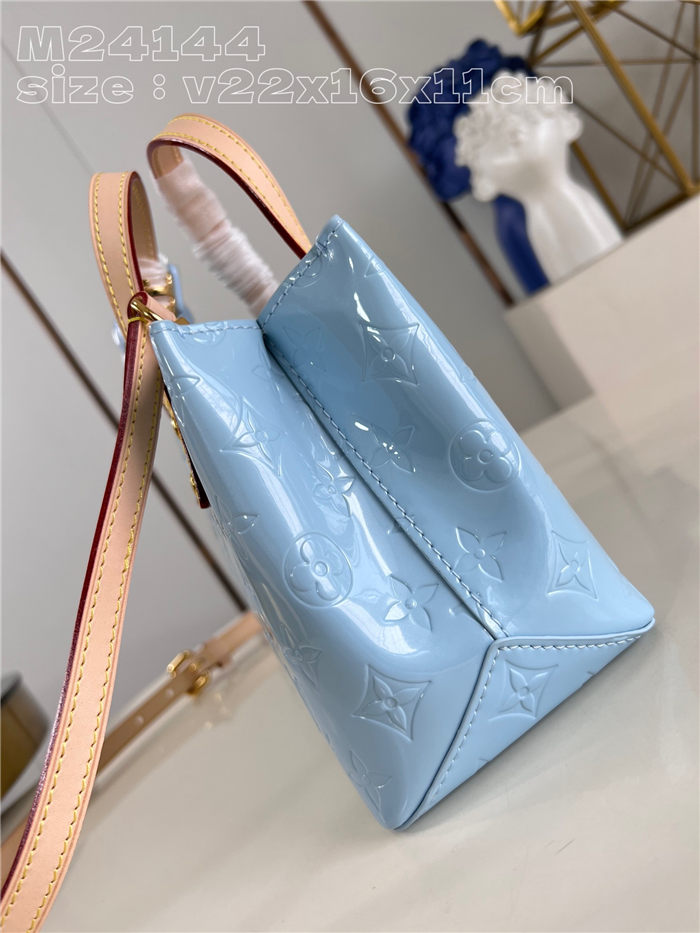 Louis Vuitton Reade PM Monogram Vernis M24144 Blue High