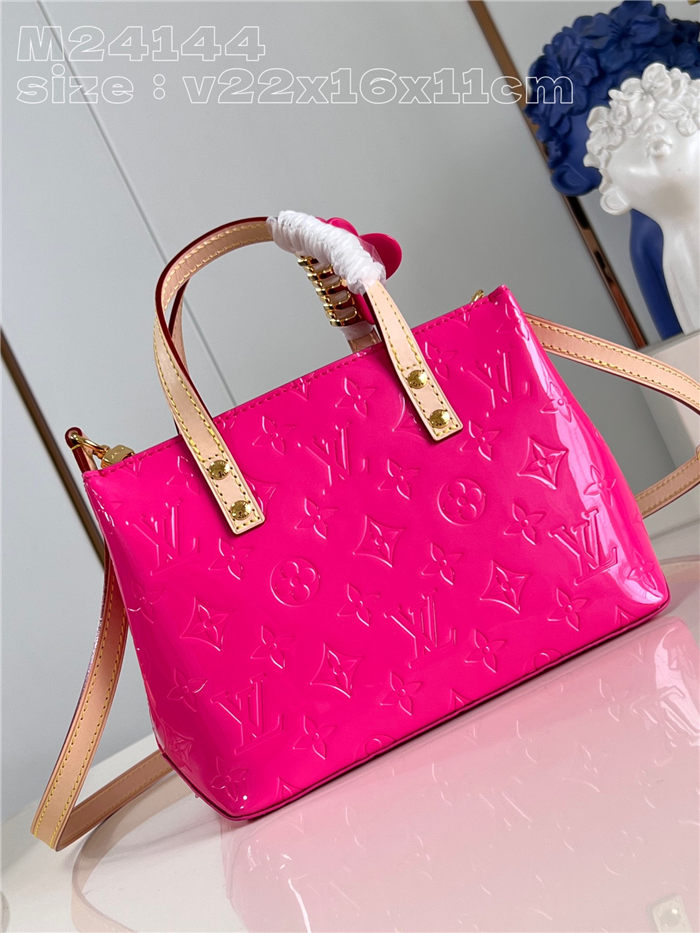 Louis Vuitton Reade PM Monogram Vernis M24144 Fuchsia High