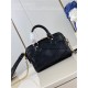 Louis Vuitton SPEEDY BANDOULIÈRE 20 Malletage Leather M24261 Black High