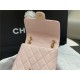 Chanel CHAIN BACKPACK Grained Calfskin & Gold-Tone Metal AS4490 Pink A