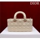 LADY D-JOY BAG MEDIUM Cannage Lambskin Gold High