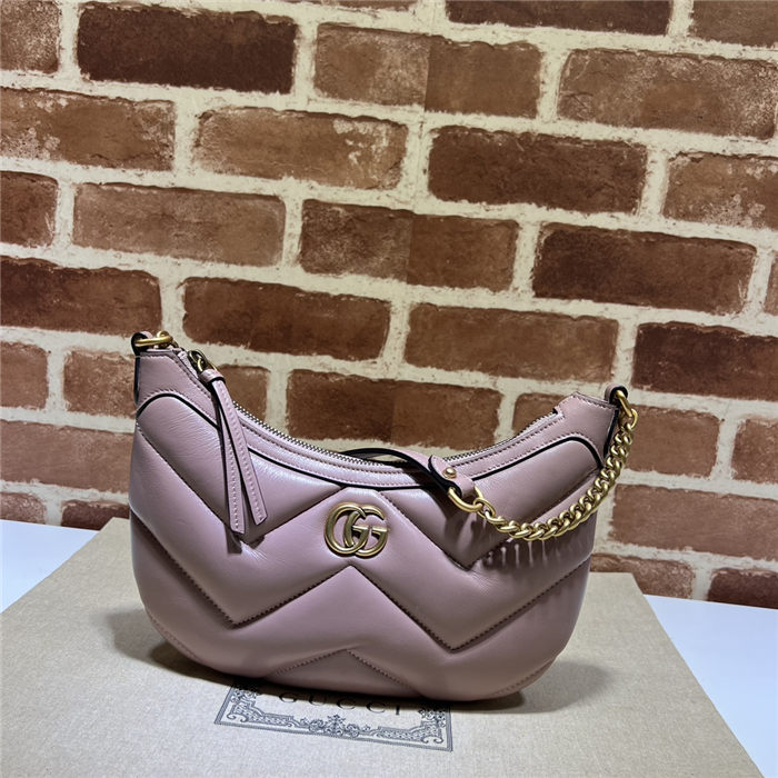 Gucci GG MARMONT SMALL SHOULDER BAG 777263 Nude-Pink High