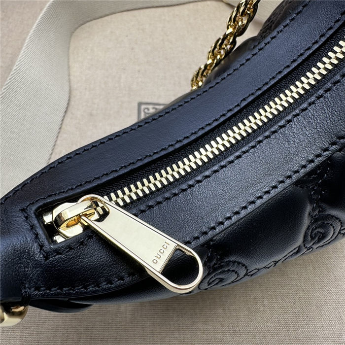 Gucci GG MATELASSÉ SMALL SHOULDER BAG 739709 Black High