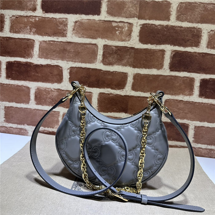 Gucci GG MATELASSÉ MINI BAG 739736 Grey High