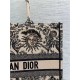 LARGE Dior BOOK TOTE Toile de Jouy Soleil Embroidery High