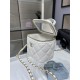 Chanel SMALL VANITY WITH CHAIN AP2198 Lambskin & Gold-Tone Metal White High