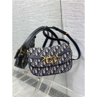 Dior Small CD Besace Bag Dior Oblique Jacquard Blue High