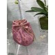 Dior DREAM BUCKET BAG Cannage Cotton with Micropearl Embroidery Pink High