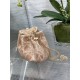 Dior DREAM BUCKET BAG Cannage Cotton with Micropearl Embroidery Beige High